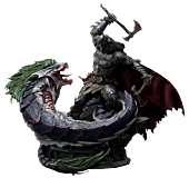Batman - Batman Versus Joker Dragon 1/3 Scale Statue