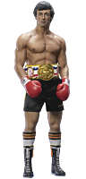 Rocky III - Rocky Balboa Deluxe 1/4 Scale Action Figure