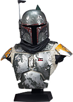 Star Wars: The Mandalorian - Boba Fett 1:1 Scale Life-Size Bust Statue