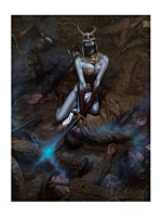 Court of the Dead - Kier: Call of the Forsaken Valkyrie Premium Art Print by David Palumbo (RS)