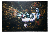 Court of the Dead - The Queen's Embrace Fine Art Print by Olivia de Barardinis