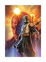 Star Wars: The Mandalorian - Boba Fett: The Gunslinger Fine Art Print by Felipe Massafera