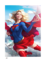 Superman - Supergirl Premium Art Print by Stanley ‘Artgerm’ Lau