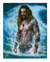 Aquaman (2018) - Permission to Come Aboard Fine Art Print by Olivia De Berardinis (RS)