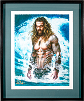 Aquaman (2018) - Permission to Come Aboard Fine Art Print by Olivia De Berardinis (Framed Art Print)