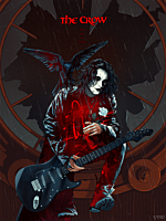 The Crow - The Crow: Real Love is Forever Fine Art Print by Kevin Tong