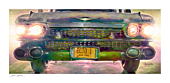Ghostbusters - Ecto-1 Fine Art Print by Brian Rood
