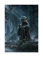 Star Wars - Yoda: Luminous Beings Fine Art Print by Jerry Vanderstelt