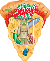 Teenage Mutant Ninja Turtles (1987) - Undercover Michelangelo (Mikey's Pizza) ReAction 3.75" Action Figure (2024 SDCC Exclusive)
