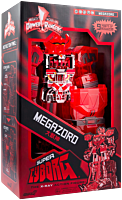 Mighty Morphin Power Rangers - Megazord Clear Red Super Cyborg 11” Action Figure