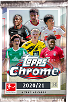 Bundesliga Football League (Soccer) - 2020/21 Topps Chrome Trading Cards Pack (4 Cards)
